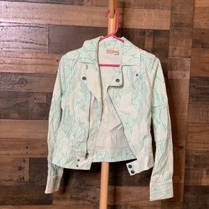 Teal/White Jacket/Blazer